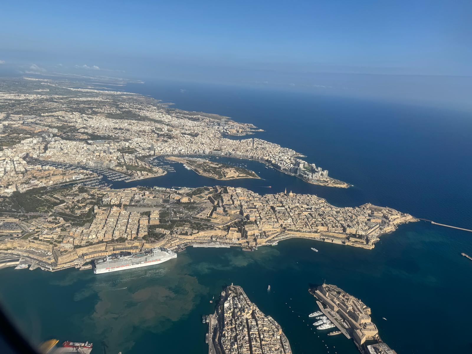 Malte vue du ciel