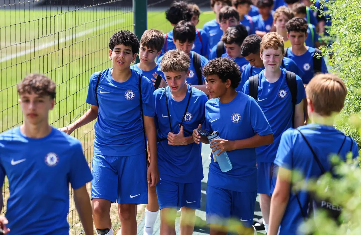 Participantes del campamento
